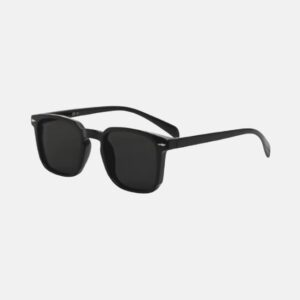 Unisex Black Square Sunglasses